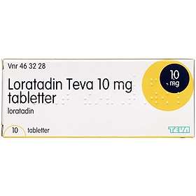 Teva Pharmaceuticals Loratadine 10mg 10 Tabletter