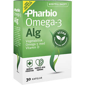 Pharbio Omega-3 Alg 30 Kapslar