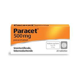 Paracet 500mg 20 Tablets