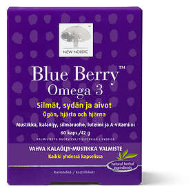 New Nordic Blue Berry Omega-3 60 Tabletter