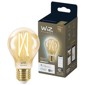 WiZ Smart LED Whites Filament Amber A60 640lm 2000-5000K E27 7W