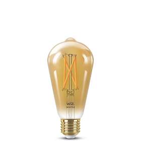 WiZ Smart LED Whites Filament Amber ST64 640lm 2000-5000K E27 7W