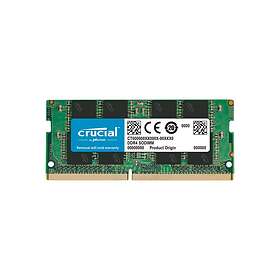 Soldes Crucial 16 Go SODIMM DDR4-3200 CL22 (CT16G4SFRA32A) 2024 au meilleur  prix sur