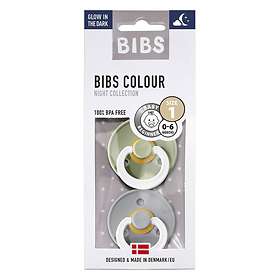 Bibs Colour Night Napp 2-pack (0-6 månader)