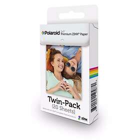 Snap, Zip, Z2300 Polaroid Boîte de rangement Polaroid transparente en acrylique avec séparateurs pour papier photo Zink 2 x 3 po 