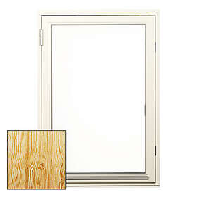 Outline DF1 Sidohängt Fönster Trä Obehandlat 1-Luft 2-Glas 80x80cm