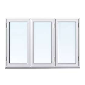 SP Fönster Balans Sidohängt Aluminium Svanenmärkt 3-Luft 3-Glas 180x100cm