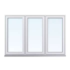 SP Fönster Stabil Vridfönster Svanenmärkt Trä 3-Luft 3-Glas 200x140cm