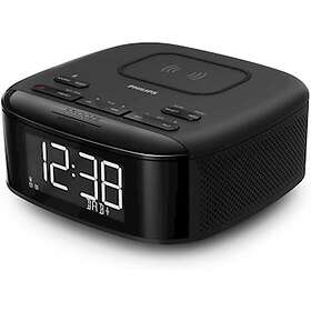 - Modèle 2020/2021 Philips R3205/12 Radio-réveil Double Alarme, Arrêt programmé, Radio numérique, Forme compacte, Batterie de Secours, Jusquà 10 présélection Radio FM 