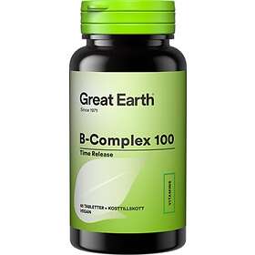 Great Earth B-Complex 100mg 60 Tabletter