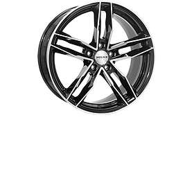 Monaco RR8M Black Polished 8x18 5/112 ET45 CB66.5