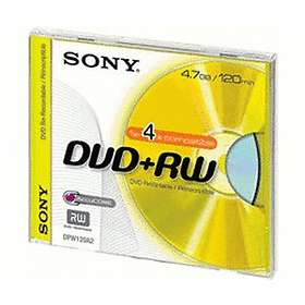 Sony DVD+RW 4.7GB 4x 1-pack Jewel Case