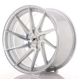 Japan Racing JR36 Silver Brushed 10.5x20 5/120.6 ET10-30 CB74.1