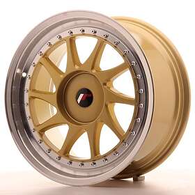 Japan Racing JR26 Gold Machined Lip 8.5x18 4/110 ET35-40 CB74.1