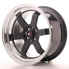 Japan Racing JR12 Gloss Black 9x17 4/100/114.3 ET25 CB73.1