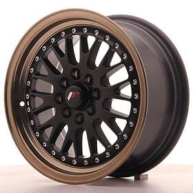 Japan Racing JR10 Matt Black Bronze Lip 7x15 4/100/108 ET30 CB74.1