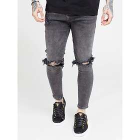 SikSilk Skinny Distressed Jeans (Herr)