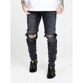 SikSilk Skinny Bust Knee Jeans (Herr)