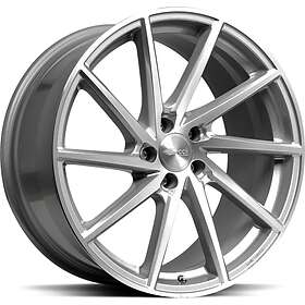 Brock Wheels B37 Crystal Silver Polish 8x18 5/112 ET40 CB66.6