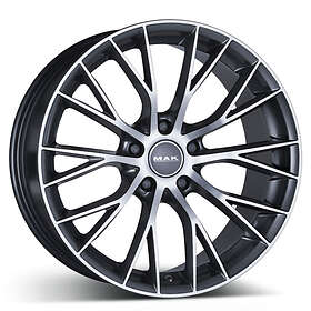 MAK Wheels Munchen Anthracite Polished 8x18 5/120 ET30 CB72.6