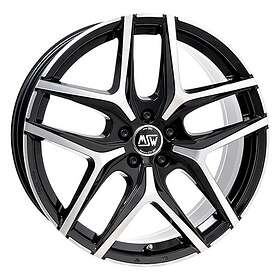 MSW by OZ 40 Black / Polished 8x19 5/108 ET40 CB73.1