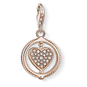Thomas Sabo Heart Pavé in Circle Charm Berlock (Dam)