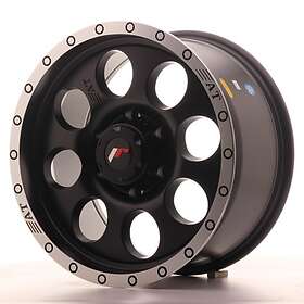 Japan Racing JRx4 Matt Black Polished Lip 8.5x17 6/114.3 ET20 CB66.1