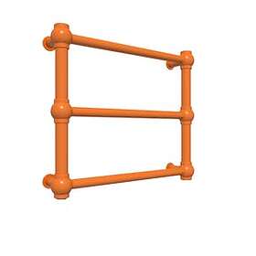 Duschbyggarna Retro El 430x504 (Orange)