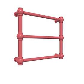 Duschbyggarna Retro El 430x504 (Rosé)