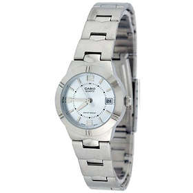 Casio LTP-1241D-2ADF Orologio Donna Quarzo - Cinturino Acciaio, Quadrante Blu, Data, 3 ATM
