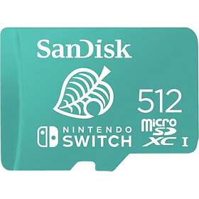 SanDisk Nintendo Switch microSDXC Class 10 UHS-I U3 100/90Mo/s 512Go