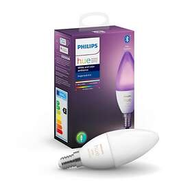 Bild på Philips Hue White And Color LED E14 B39 2000K-6500K +16 million colors 470lm 4W (Dimbar)
