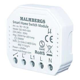 Malmbergs Smart Home Switch Module, Från 219 kr