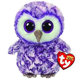 Halloween Midnight Owl 15cm TY Beanie Boo Plush 