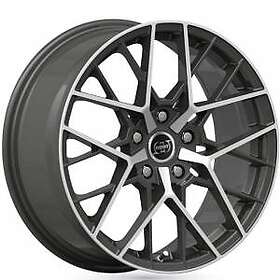 Infiny Tonix Satin Gunmetal Machined Face 8.5x19 5/112 ET45 BC66.5