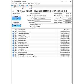 Hynix BC501 M.2 SSD 256GB