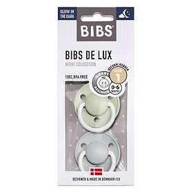 Bibs Colour Pacifier De Lux 2-pack (0-6 månader)