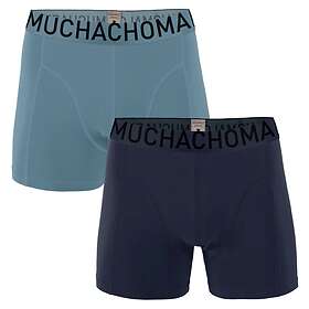 Muchachomalo Solid Cotton Boxer 2-Pack
