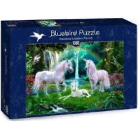 Bluebird Puzzle Pussel Unicorn Family 1000 Bitar