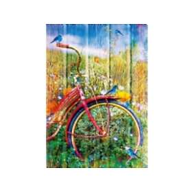 Bluebird Puzzle Blåfåglar På En Cykel 1000 Bitar