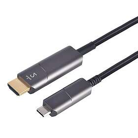 NÖRDIC 21,6Gbps USB C - HDMI Adapter 10m