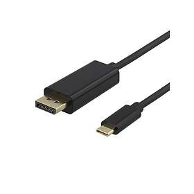 Deltaco 21.6Gbps USB C - DisplayPort 1m