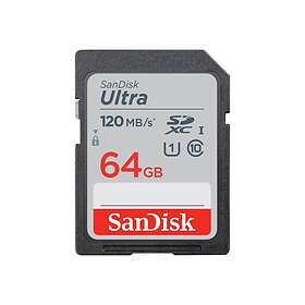 SanDisk Ultra SDXC Class 10 UHS-I U1 120MB/s 64GB