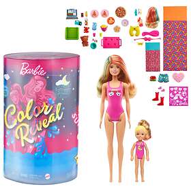 Barbie Color Reveal Slumber Party Fun Dolls GRK14