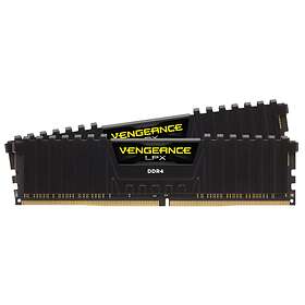 Corsair Vengeance LPX Black DDR4 3000MHz 2x8Go (CM4X8GD3000C16K4D)