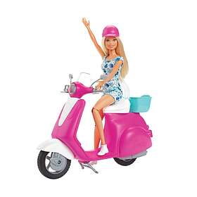 Barbie Doll With Scooter GBK85