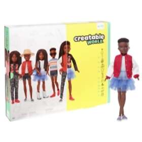 Mattel Creatable World Deluxe Customizable Doll Kit Black Braided Hair