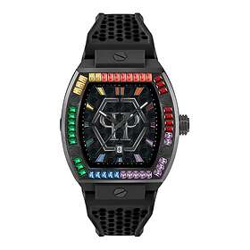 Philipp Plein Phantom Kick$ Lo-Top Leather Hexagon (Herr)