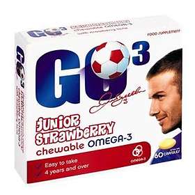 GO3 Junior Strawberry Omega-3 60 Capsules