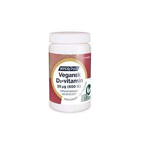 Nycoplus Vegansk D3-Vitamin 20mcg 100 Tabletter